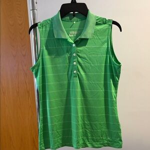Nike Green Sleeveless golf shirt